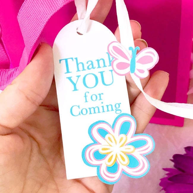 DIY Spring Gift Tag with Your Cricut 100 Directions