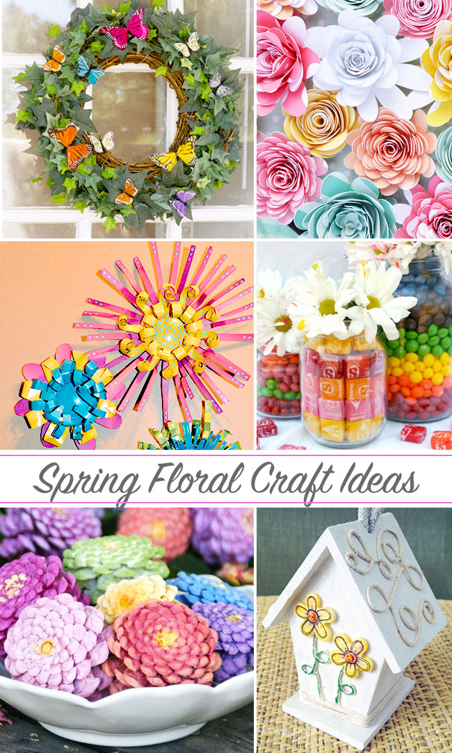 Spring Floral Craft Ideas