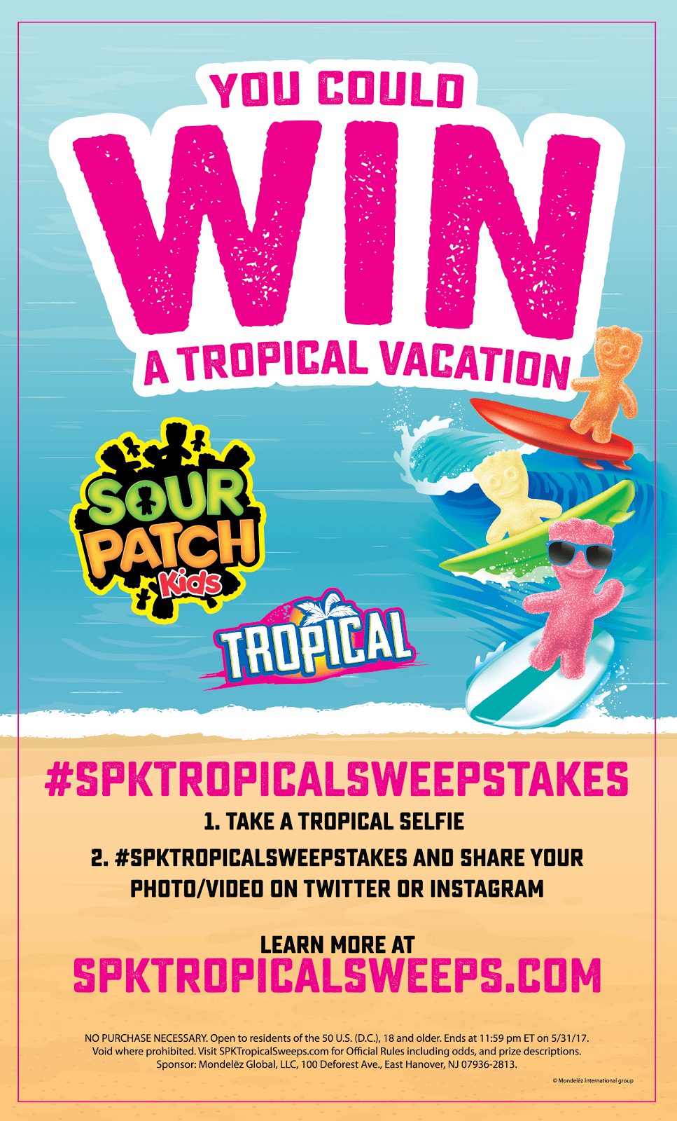 Sour Patch Kids Tropical Sweepstakes