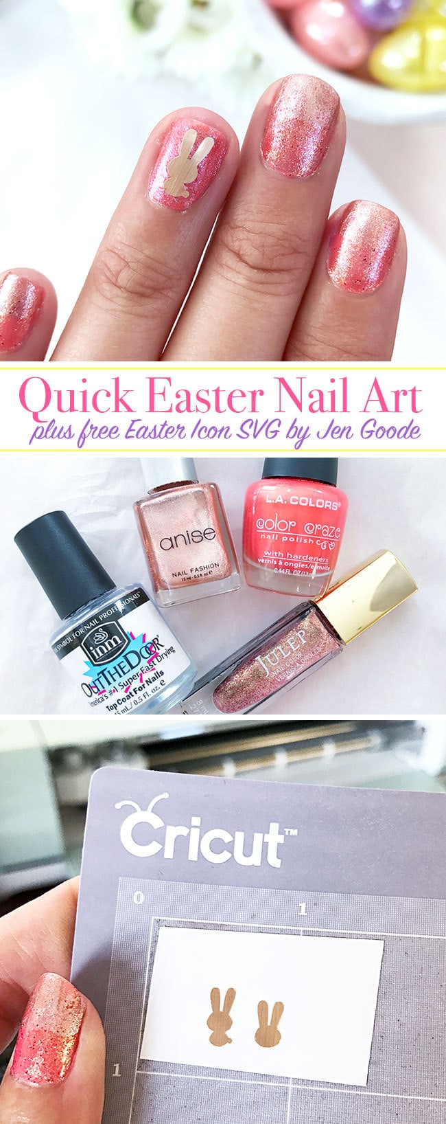 Download Quick Easter Bunny Nail Art 100 Directions