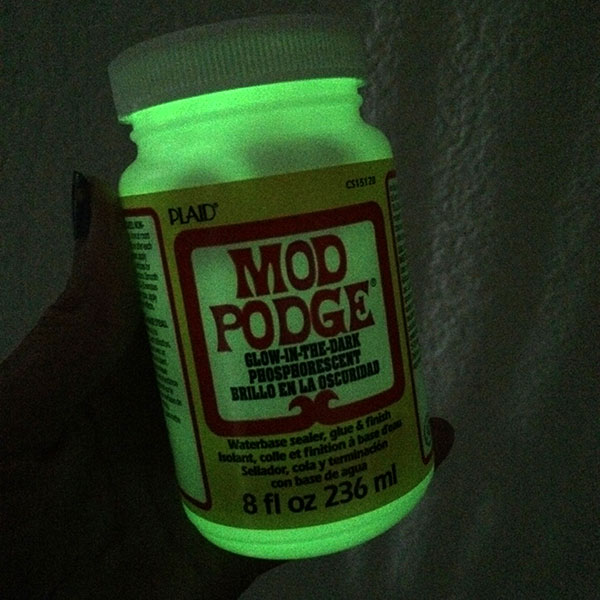 Mod Podge Glow