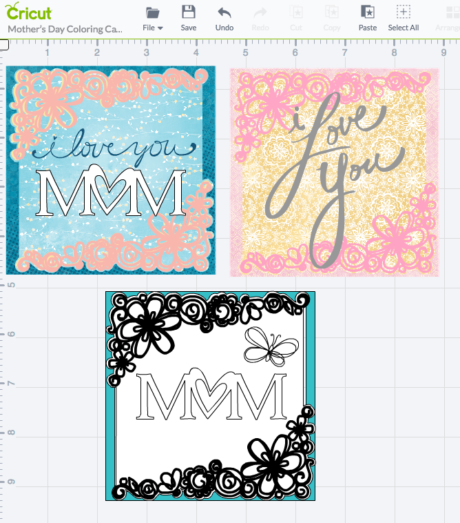 Customizing Mother's Day Cards in Cricut Design Space