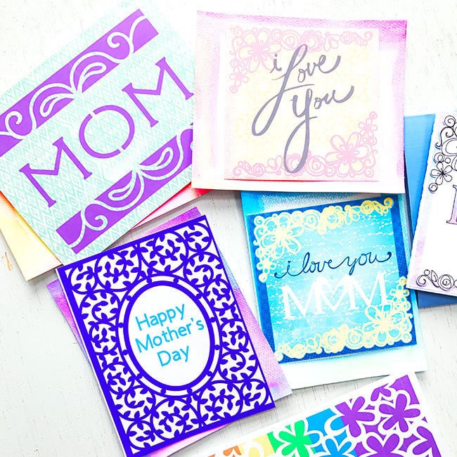 Make your own custom Mother's Day cards
