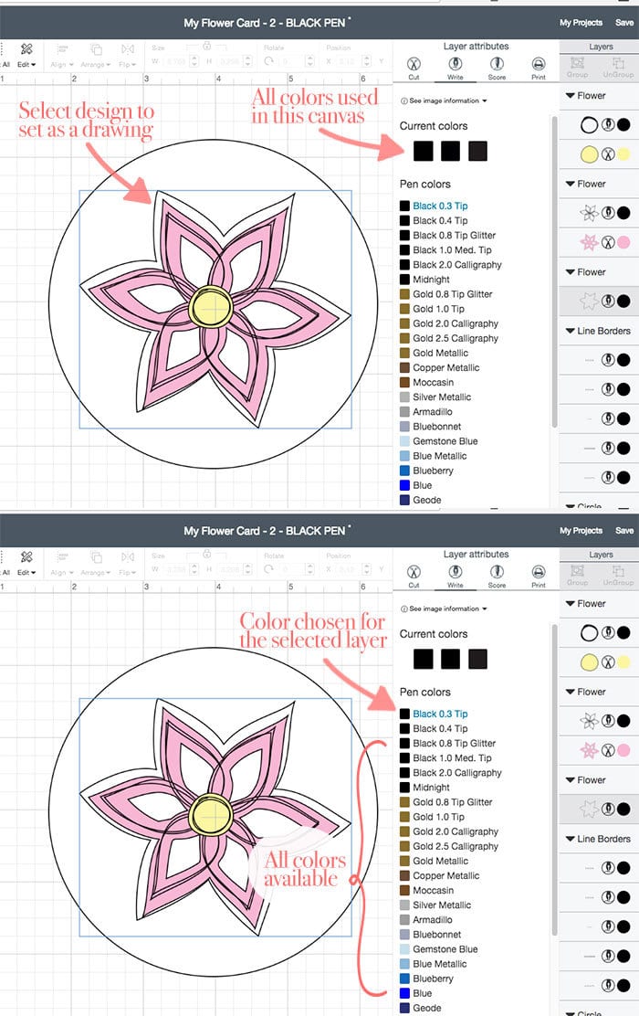 Using my cricut to draw a custom path 