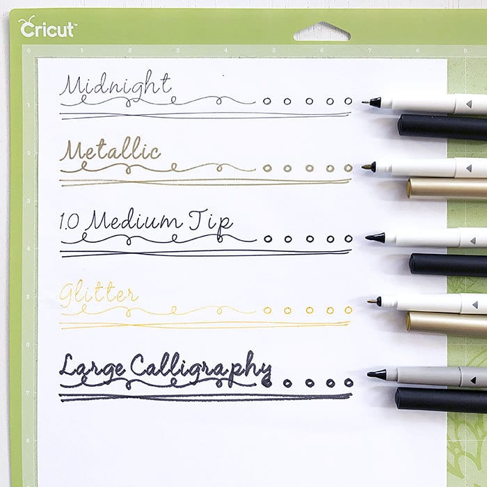 Drawing and Writing with your Cricut Machine - get started guide from Jen Goode