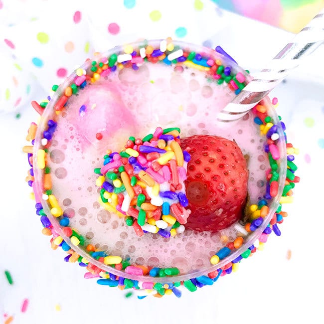 Add fun garnishes with more sprinkles