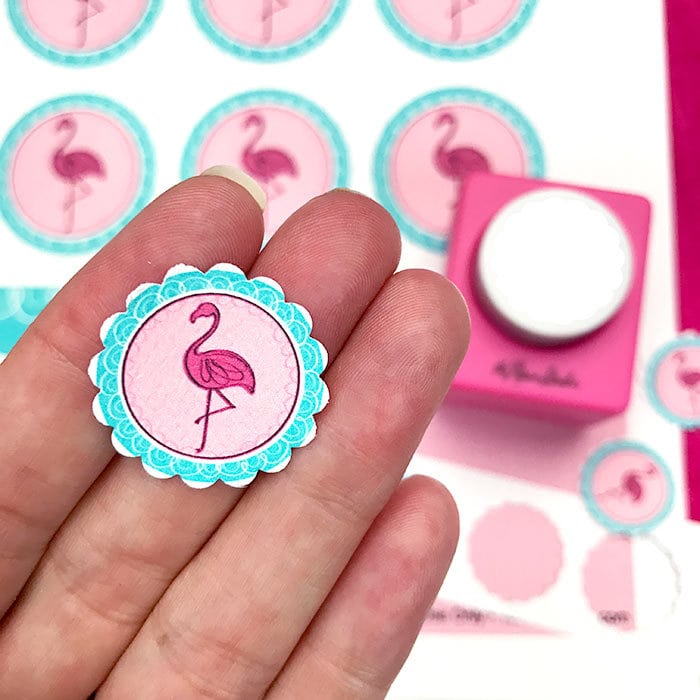 Flamingo Cupcake Topper Flamingo Graduation Cupcake Topper Flamingo 