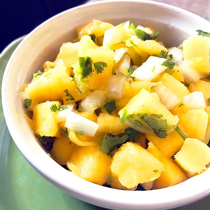 Make your own easy mango salsa