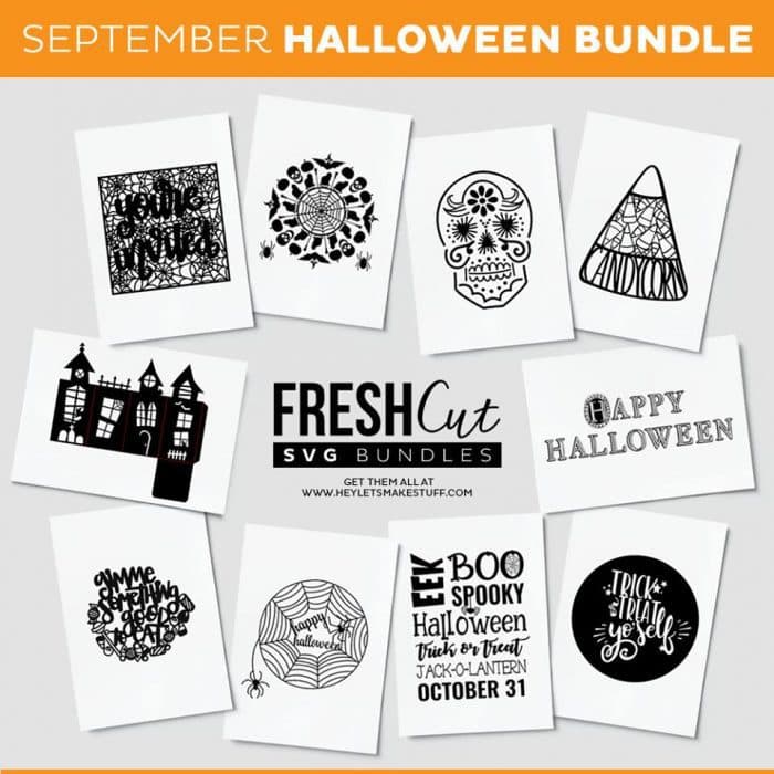 New Halloween Cut Files - limited time bundle from Fresh Cut