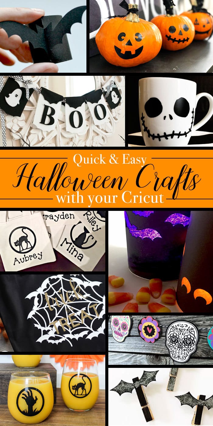 Quick and Easy Halloween Crafts to Make with Your Cricut Machine