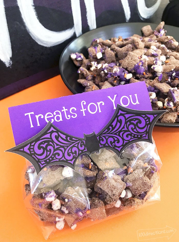 Make DIY Bat Treat Toppers designed by Jen Goode - made with Cricut