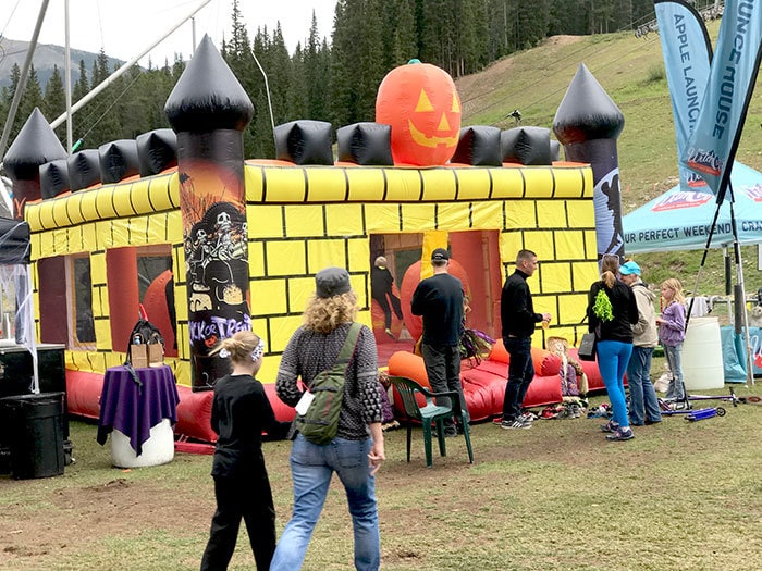 Bounce house fun for the littles