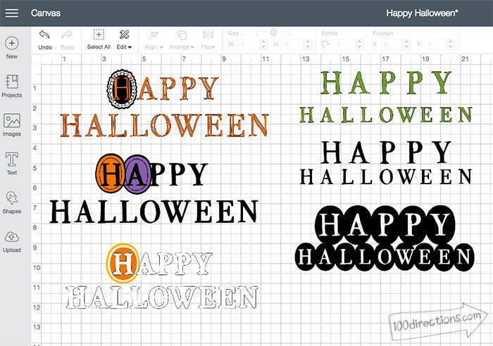 Make multiple style Happy Halloween banners with SVG kit by Jen Goode