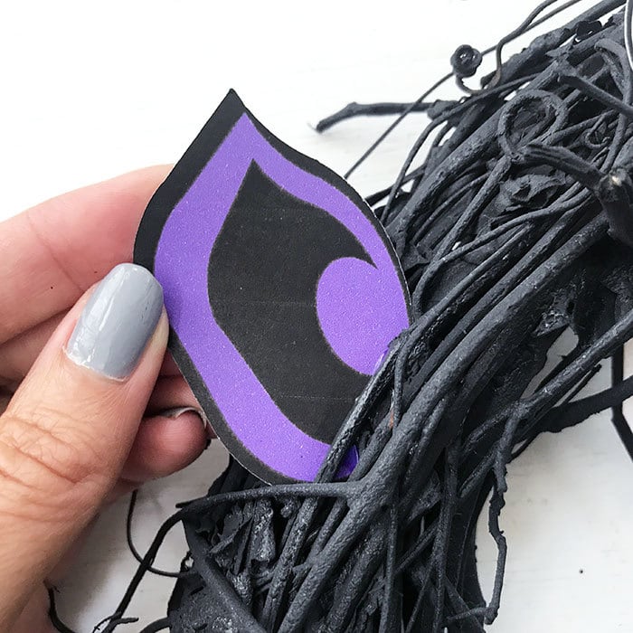 Cut out the monster accessories with your Cricut