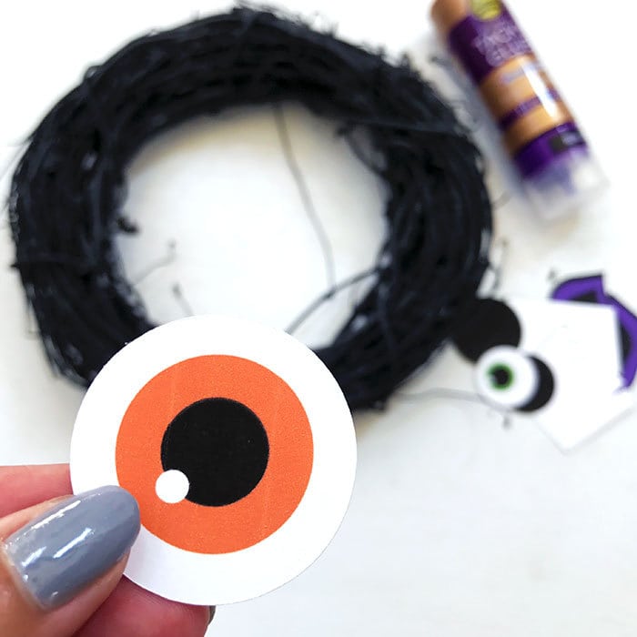 Cut out the monster accessories with your Cricut