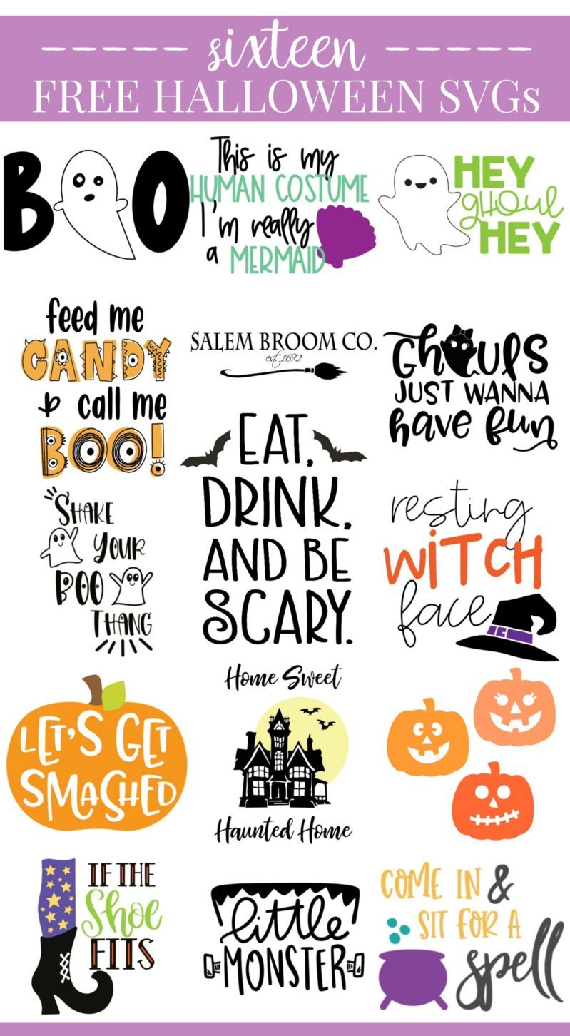 Free Halloween SVG files for Cricut Crafting