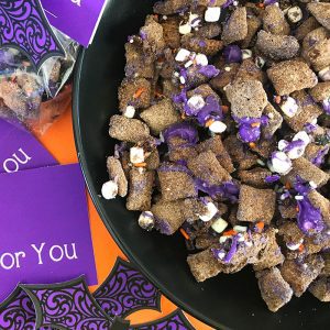 Chocolate Muddy Buddy Treats for Halloween