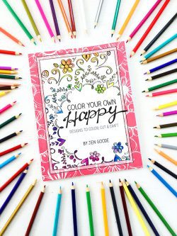 Color Your Own Happy - Coloring & Craft Book by Jen Goode