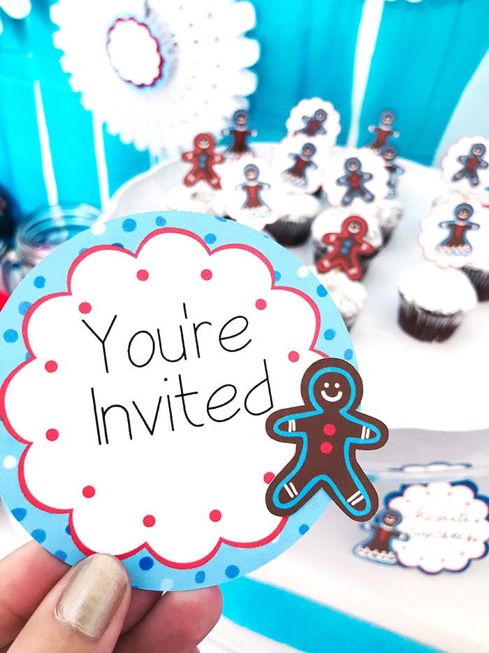 Make Gingerbread Man Party Decor with your Cricut - designed by Jen Goode