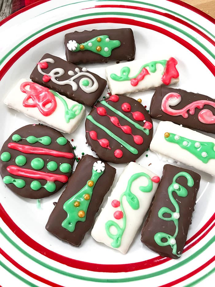 Christmas Art Cookies - easy no bake recipe