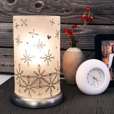 DIY Gift Idea - Make a pretty table lamp with your Cricut - designed by Jen Goode