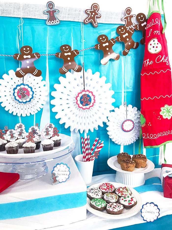 DIY Gingerbread man holiday party ideas