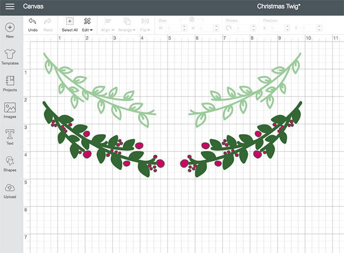 Create holiday decor with a Free holiday accent cut file by Jen Goode