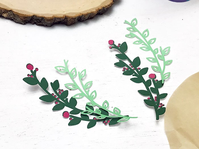 Cut holiday decor design