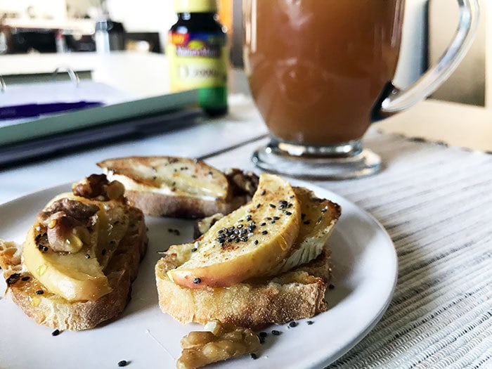 Yummy Apple and Pear Bites and Nature Made® Vitamin