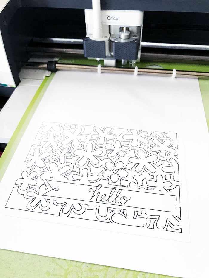 Drawing coloring pages with your Cricut machine