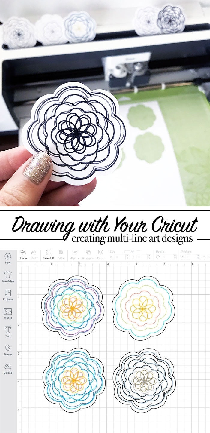 Cute Draw Sketch With Cricut 