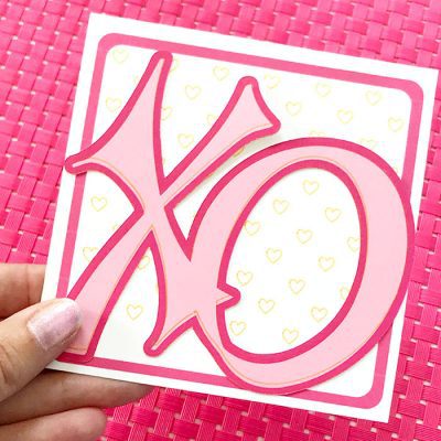 Make this card using your Cricut and add drawing accents for extra sparkle