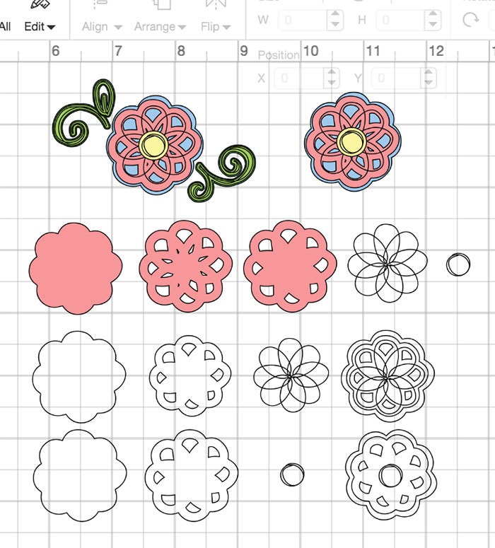 Converting cut designs and editing to draw using the weld tool