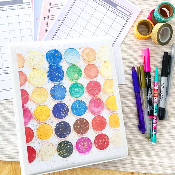 DIY Planner cover art you can make