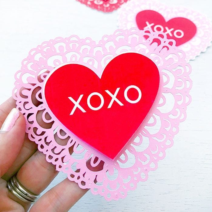 Heart Straw Toppers Free SVG Cut File - Spot of Tea Designs