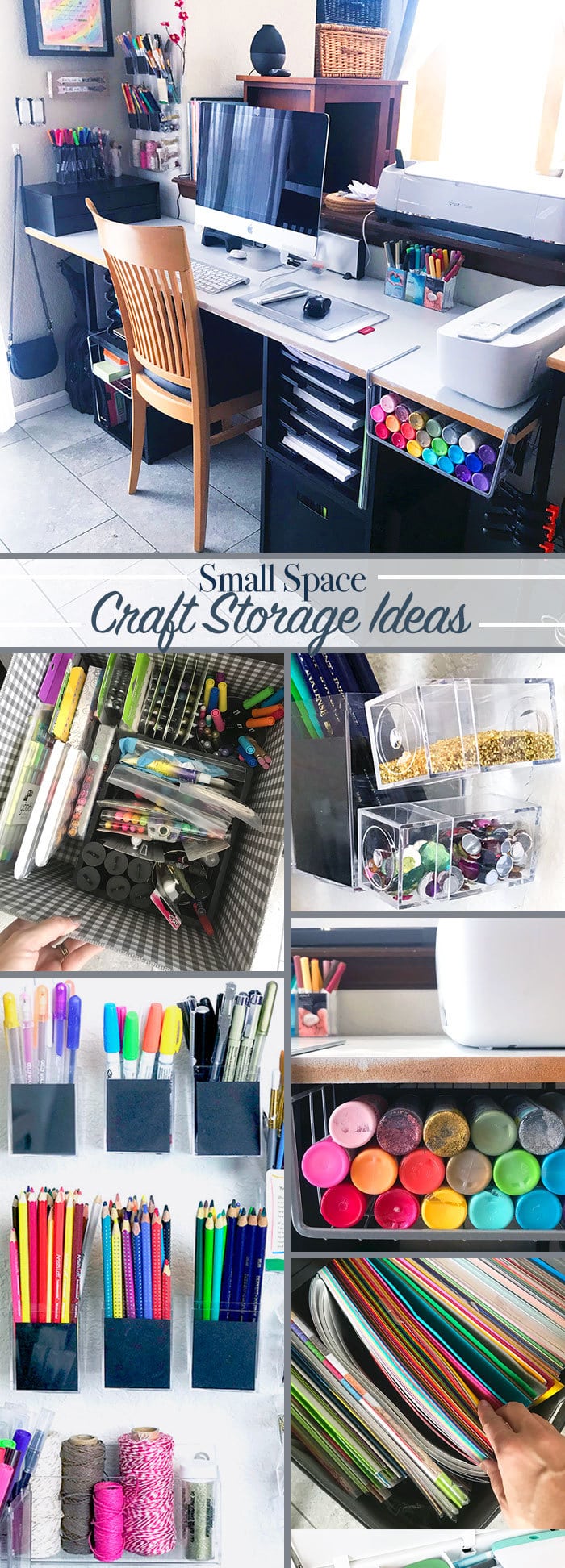 Small space craft room storage ideas