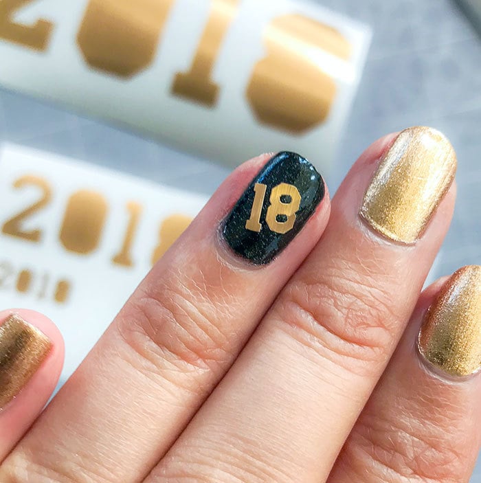 How to create class year nail art