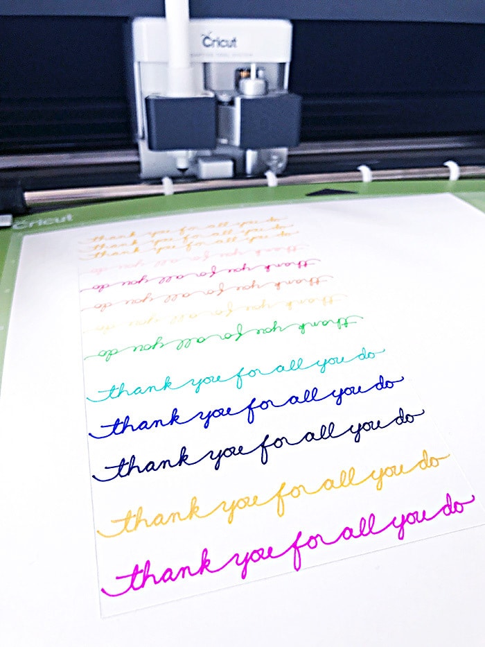 Create handwritten cards with your Cricut machine and Cricut pens