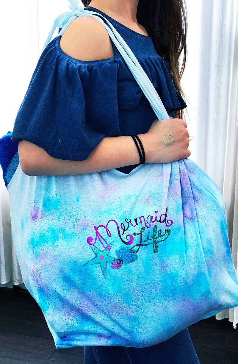 Make your own cute summer beach bag