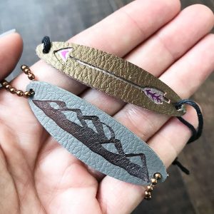 DIY Bracelets using Leather and Cricut
