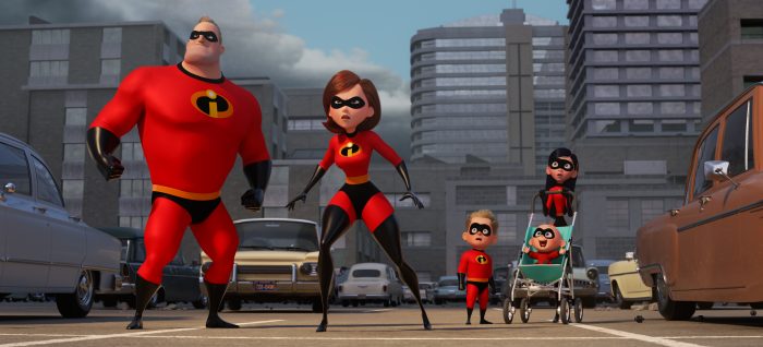 The Parr family in Incredibles 2 ©2017 Disney•Pixar. All Rights Reserved.