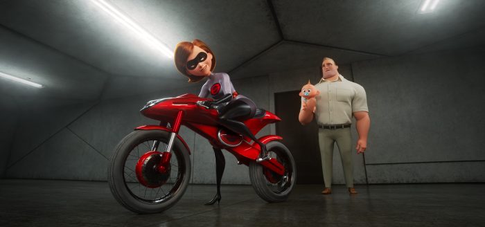 Elastigirl and her brand-new Elasticycle ©2018 Disney•Pixar. All Rights Reserved.