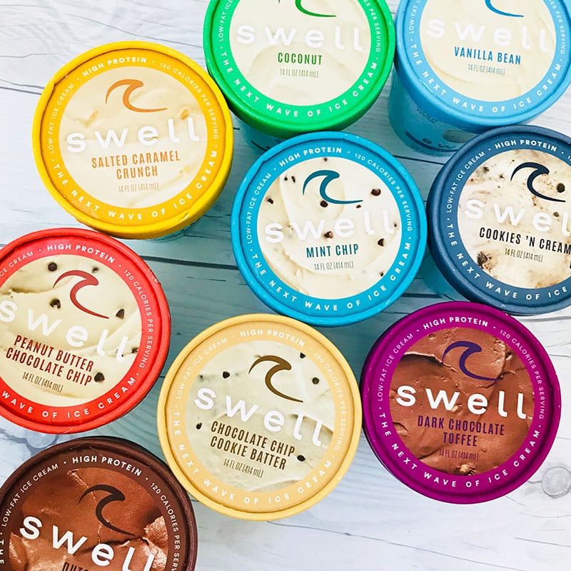 Swell Ice Cream - a high protein ice cream that tastes delicious
