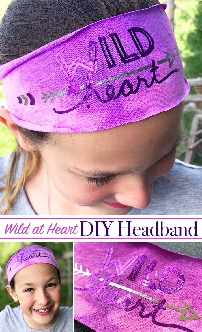 How to make your own easy t-shirt headband plug free SVG from Jen Goode