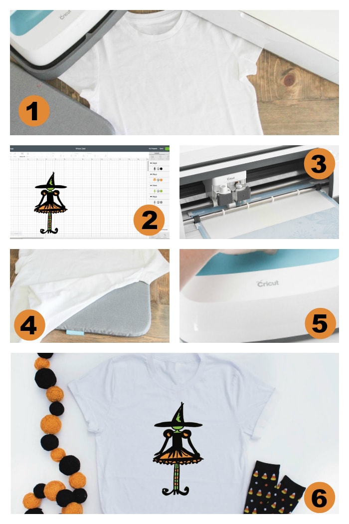 Simple T-Shirt DIY with Cricut Patterned Iron On - Everyday Party Magazine