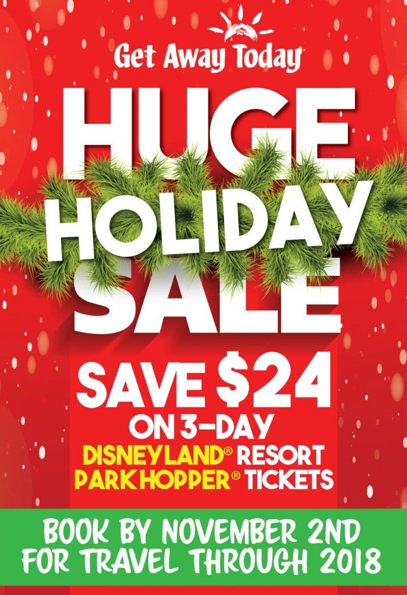 Disneyland holiday ticket sale