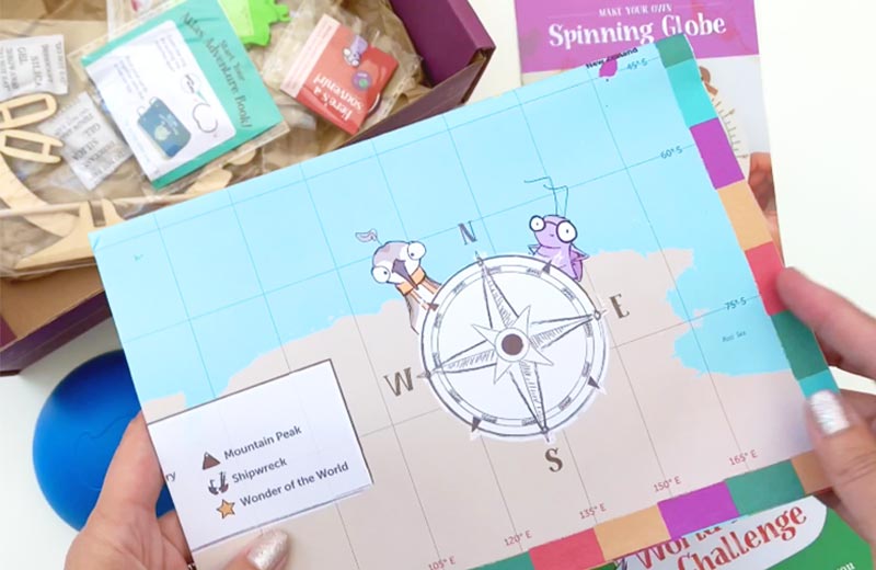 Learn about the world and geography with Atlas Crate