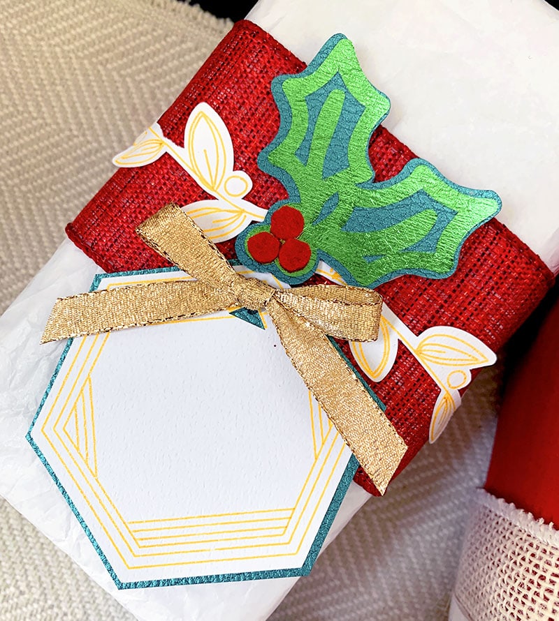 Add a little sparkle to your holiday gift wrapping