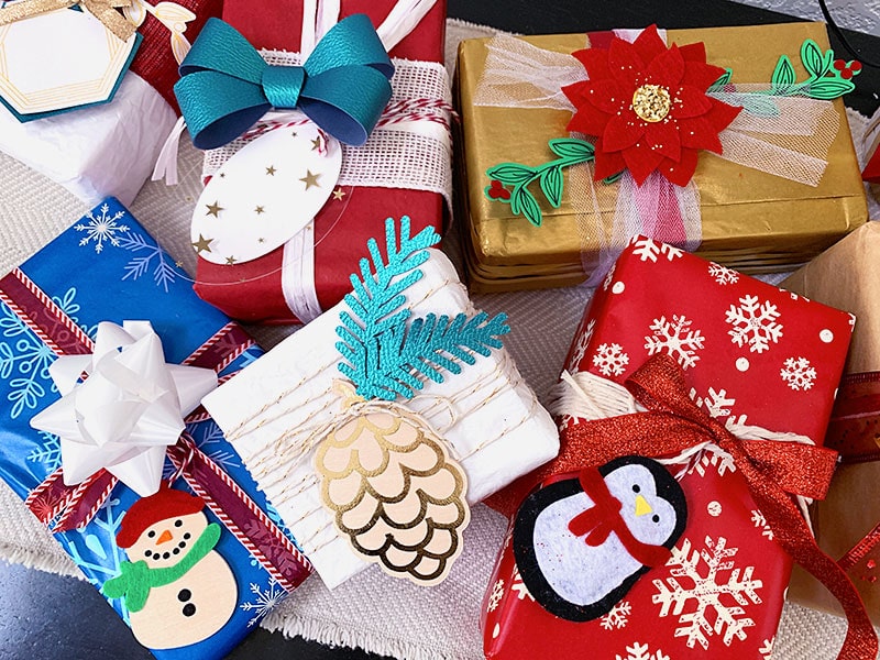 Make DIY gift wrap decor with your Cricut