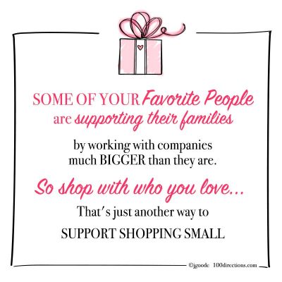 Shop with who you love and Support Small businesses